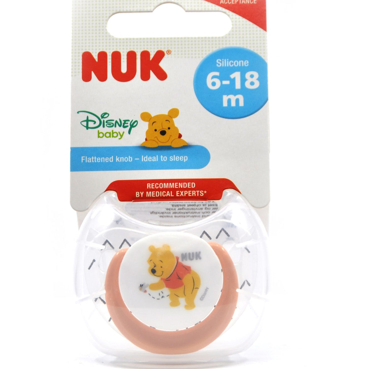 MamaApp NUK Silicone Pacifier Disney Baby Winnie The Pooh 6-18 Months