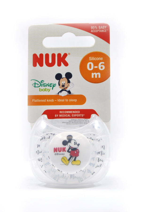 NUK Silicone Pacifier Disney Baby Mickey 0-6 Months