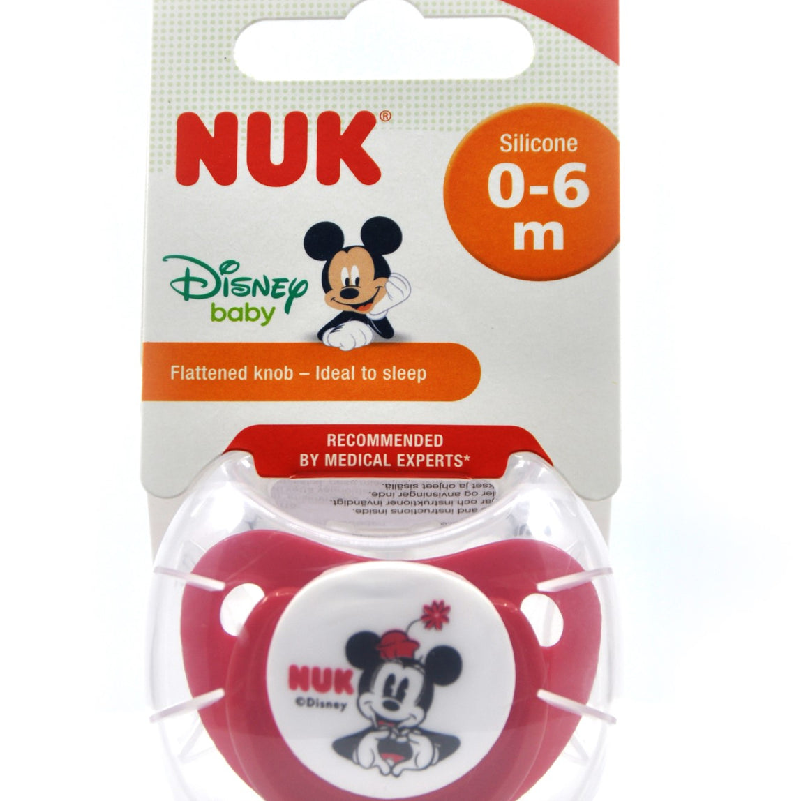NUK Silicone Pacifier Disney Baby Mickey 0-6 Months - MamaApp