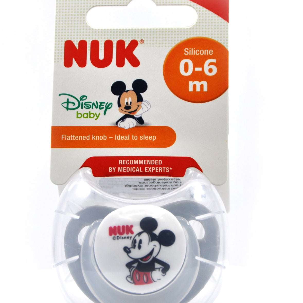 MamaApp NUK Silicone Pacifier Disney Baby Mickey 0-6 Months