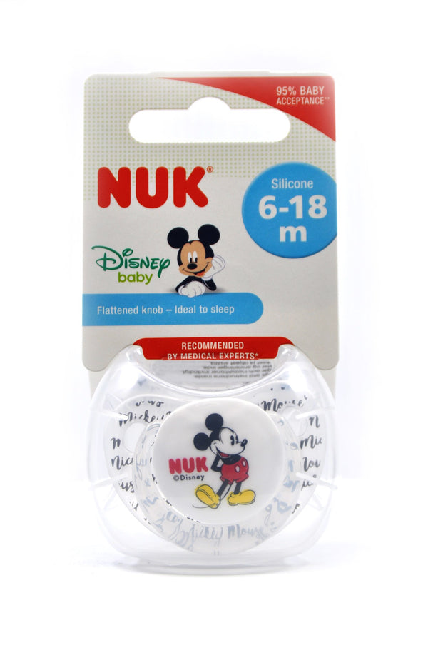 NUK Pacifier Silicone Size 2 Mickey (1 Pc)