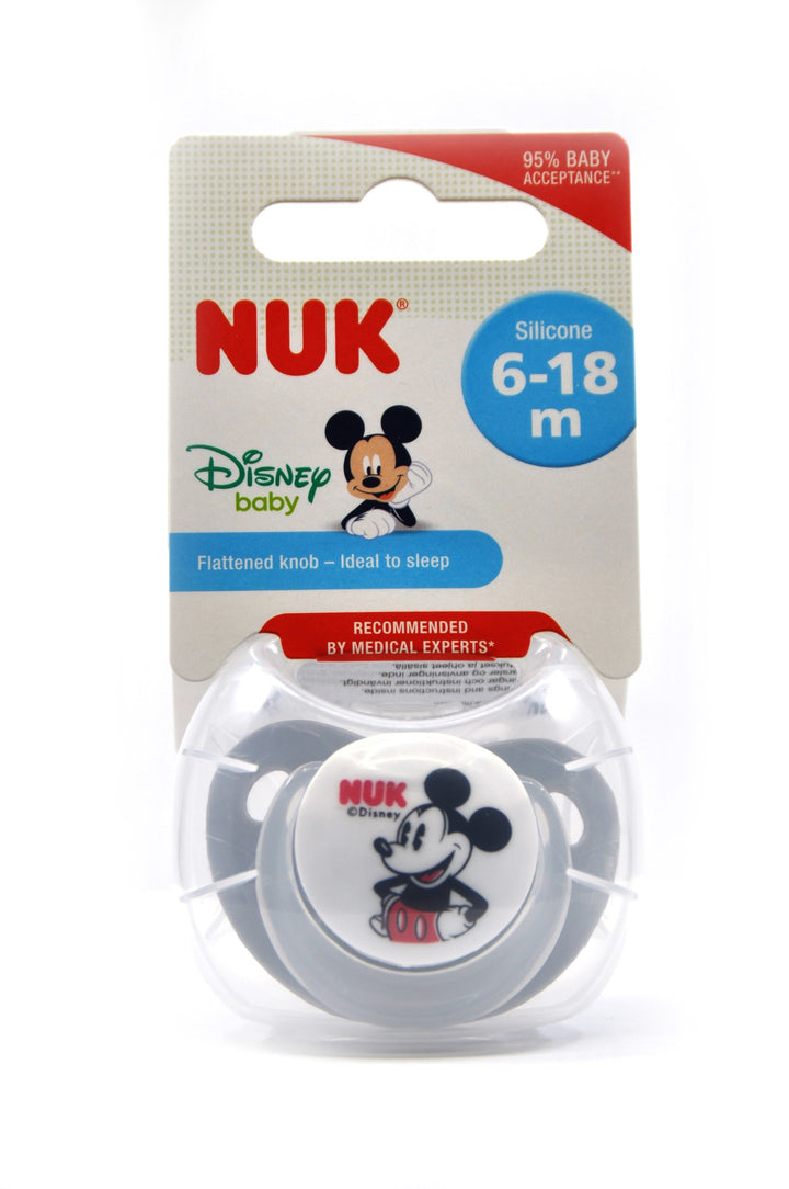 NUK Pacifier Silicone Size 2 Mickey (1 Pc)