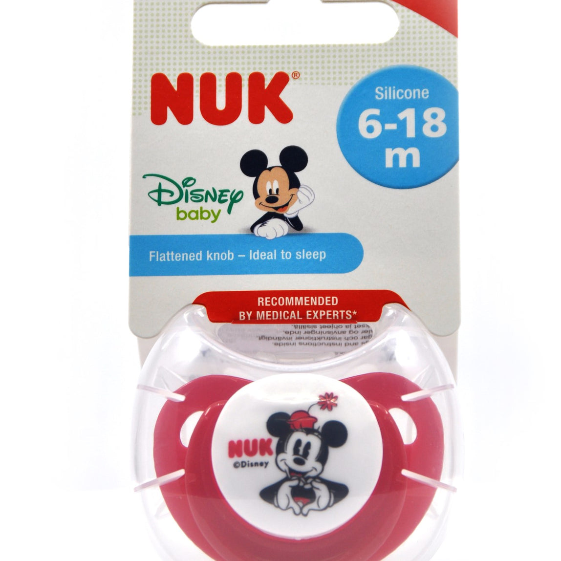 NUK Pacifier Silicone Size 2 Mickey (1 Pc) - MamaApp