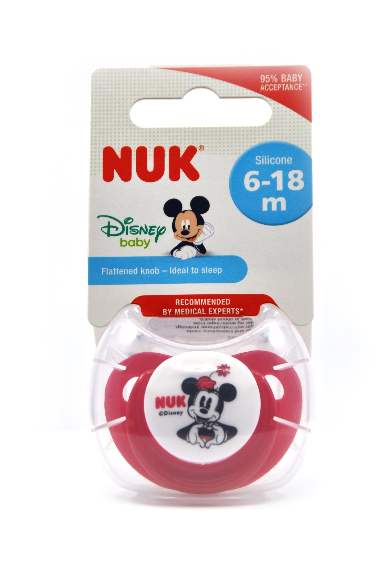 MamaApp NUK Pacifier Silicone Size 2 Mickey (1 Pc)