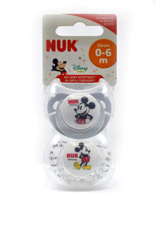 MamaApp NUK Pacifier Silicone Size 1 Mickey (2 Pcs)