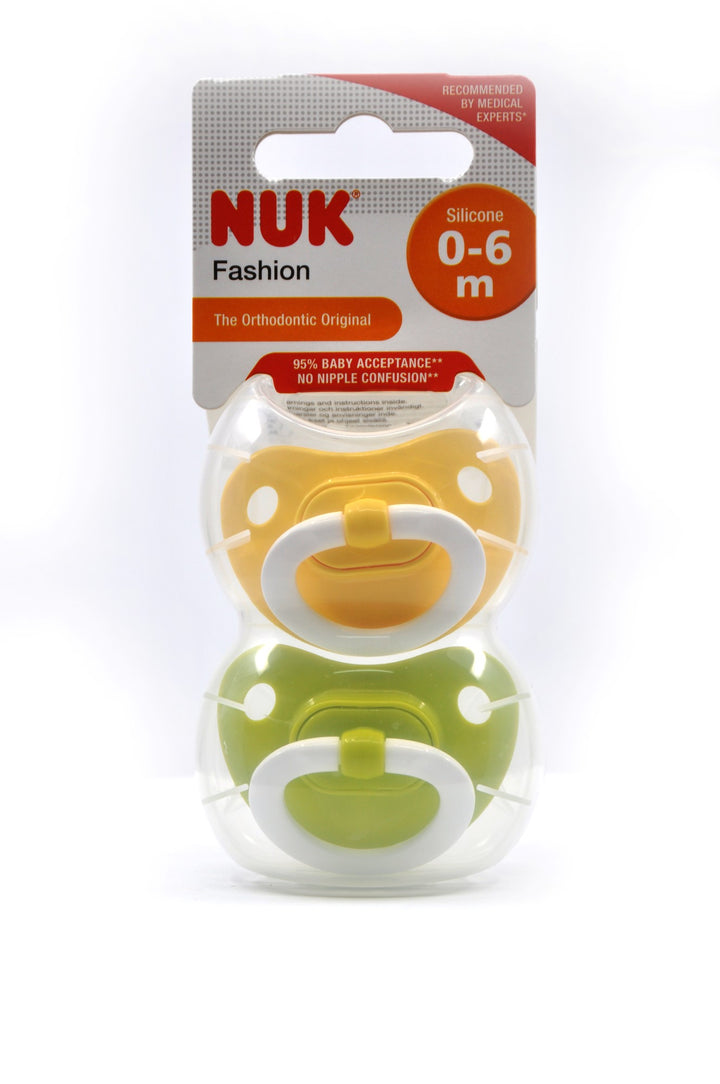 NUK Silicone Pacifier Fashion 0-6 Months