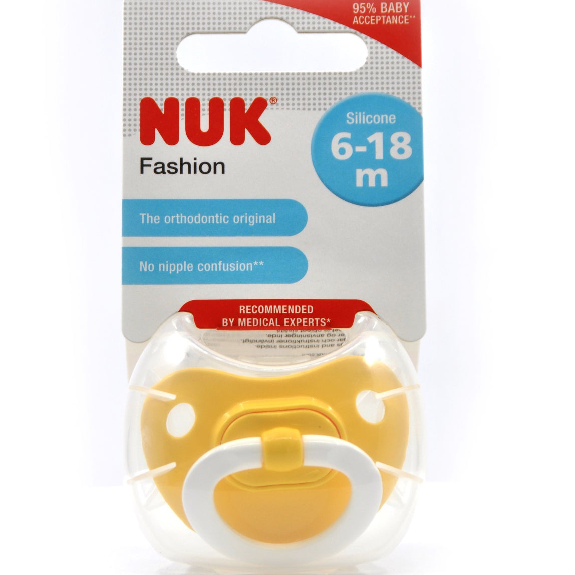 NUK Pacifier Silicone Size 2 Fashion (1 Pc) - MamaApp