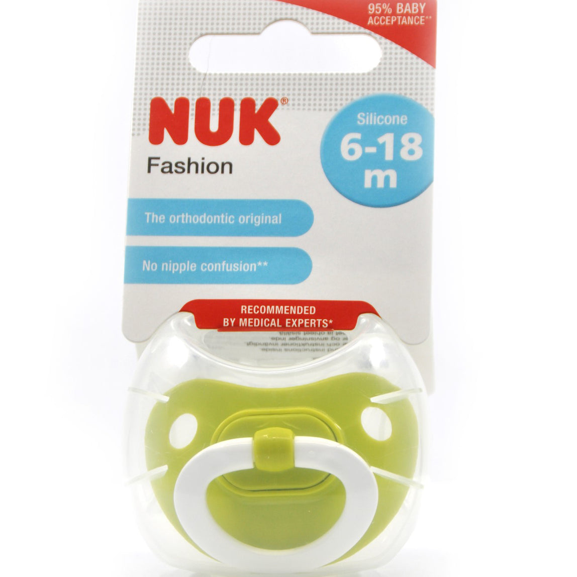 NUK Pacifier Silicone Size 2 Fashion (1 Pc) - MamaApp
