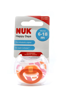 MamaApp NUK Pacifier Silicone Size 2 Happy Days (1 Pc)