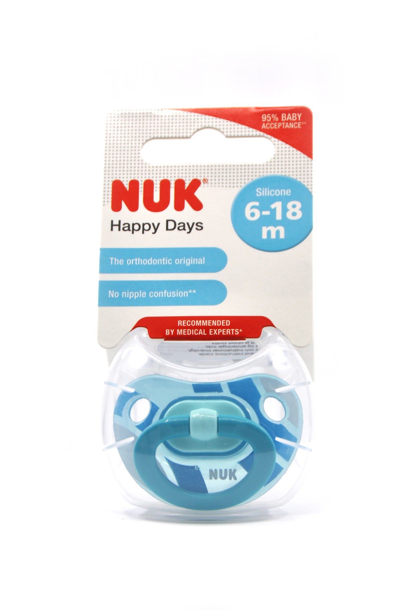 MamaApp NUK Pacifier Silicone Size 2 Happy Days (1 Pc)