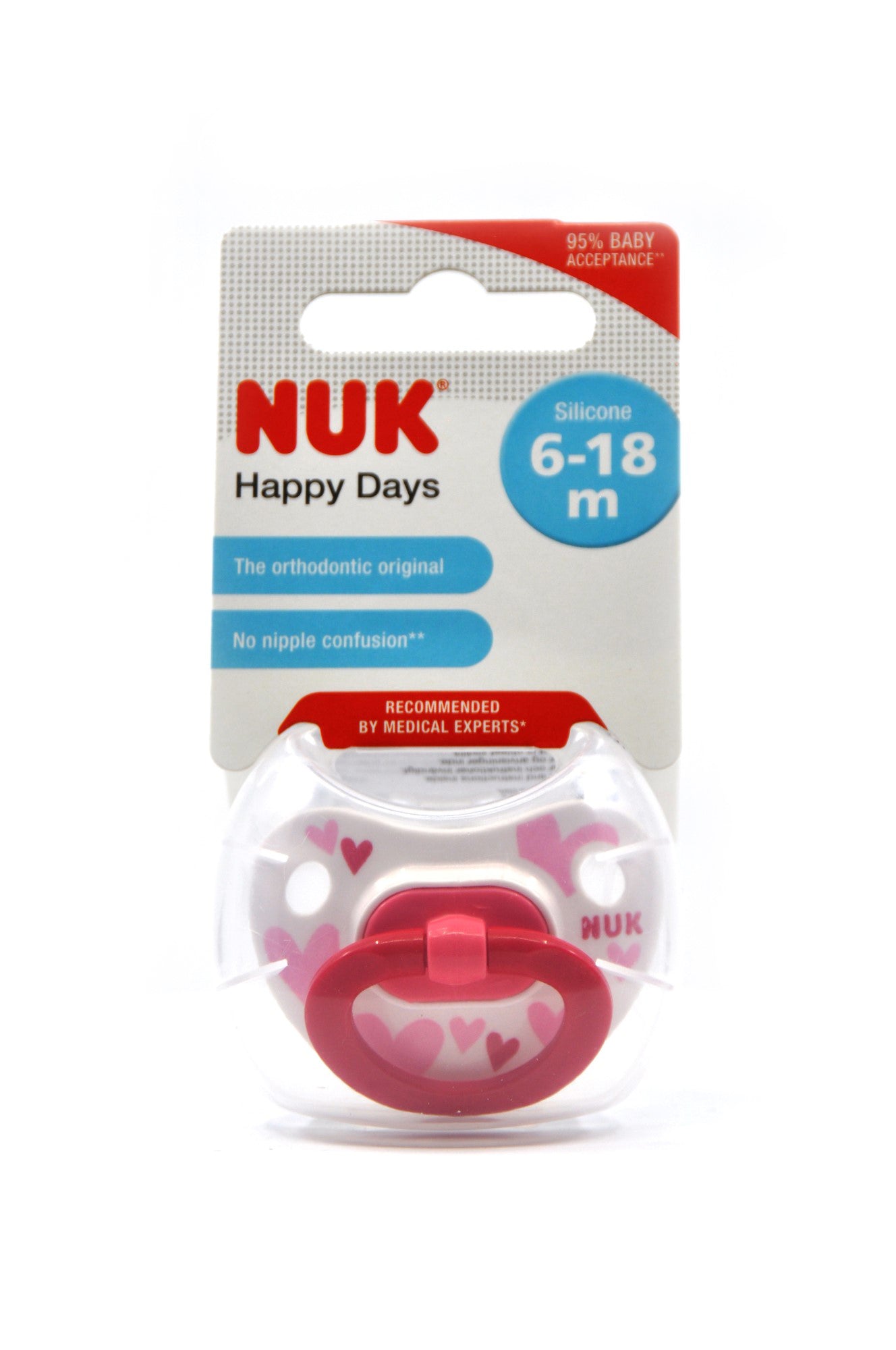 MamaApp NUK Pacifier Silicone Size 2 Happy Days (1 Pc)