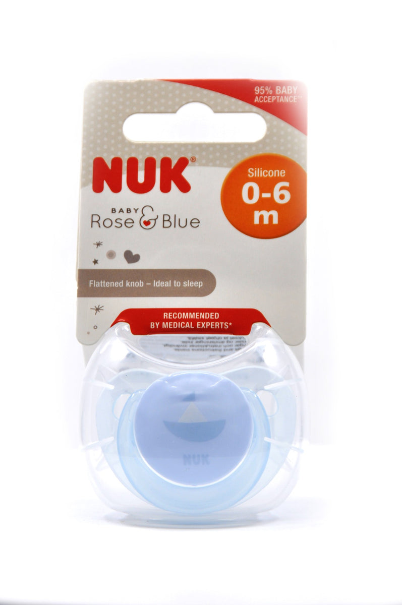 MamaApp NUK Pacifier Silicone Size 1 Baby Blue (1 Pc)