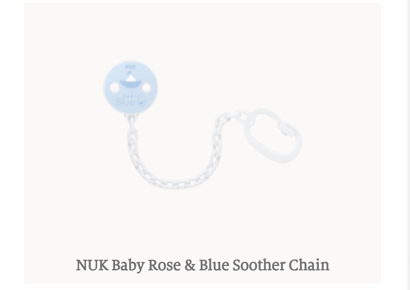 MamaApp NUK Soother Chain