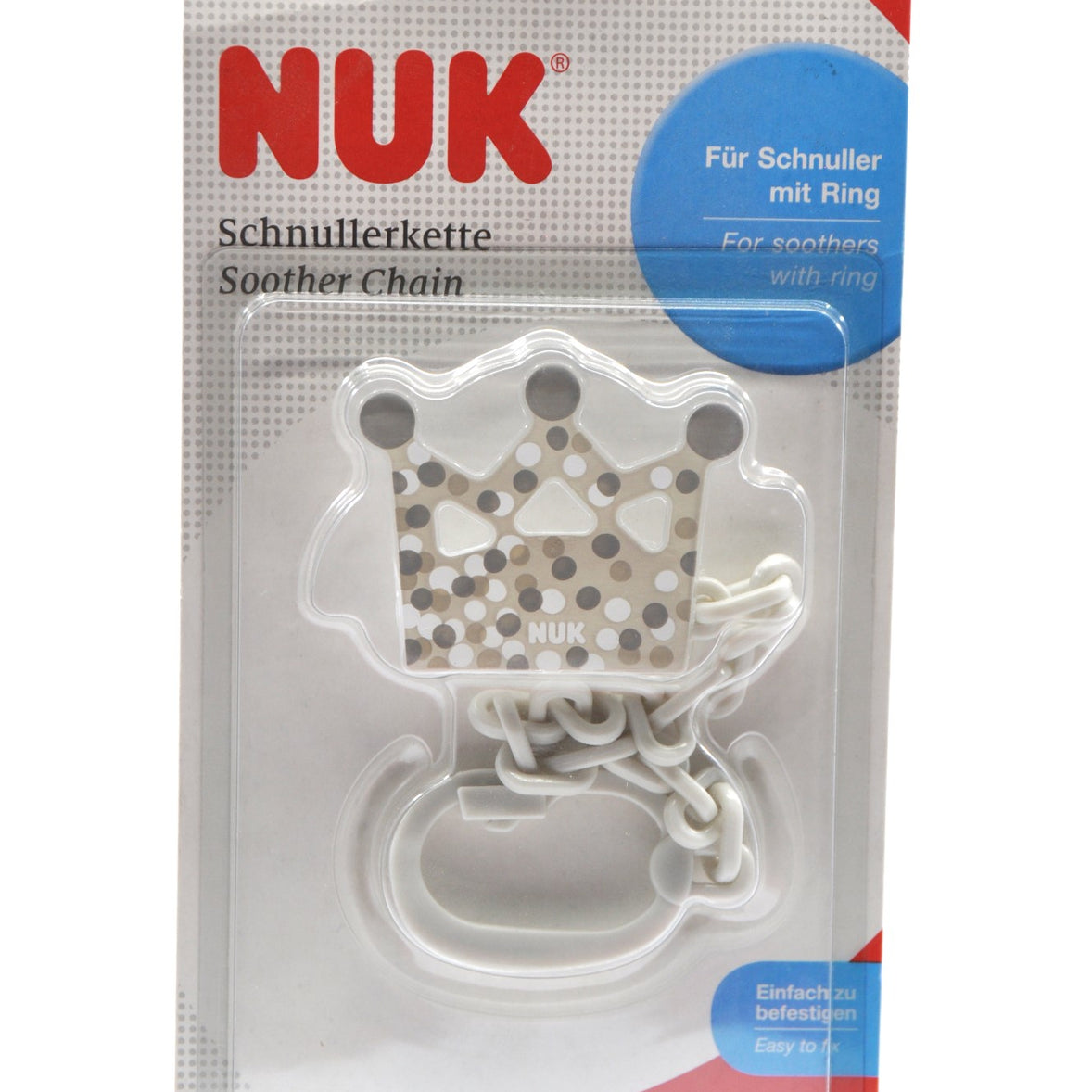 MamaApp NUK Soother Chain with Rings