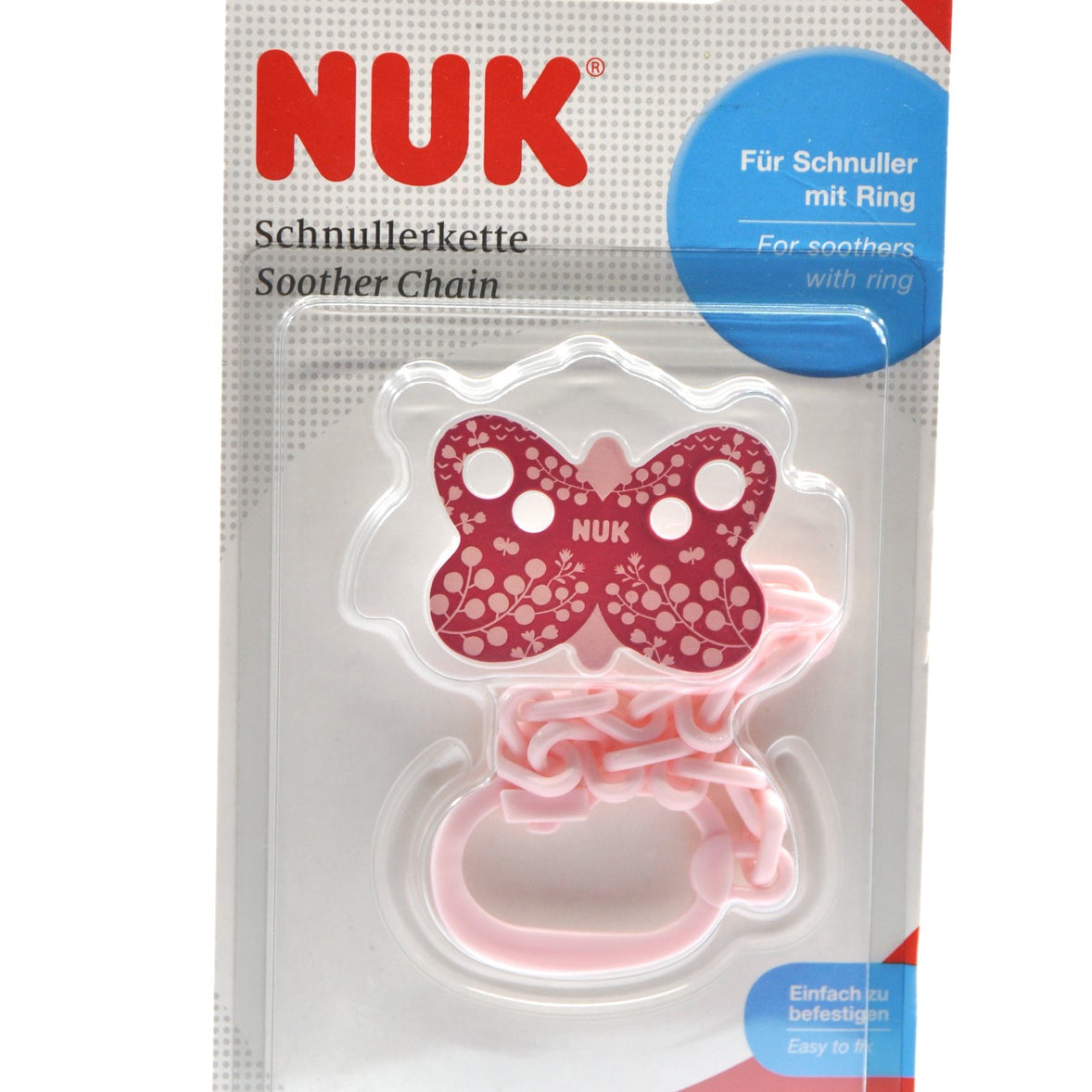 MamaApp NUK Soother Chain with Rings