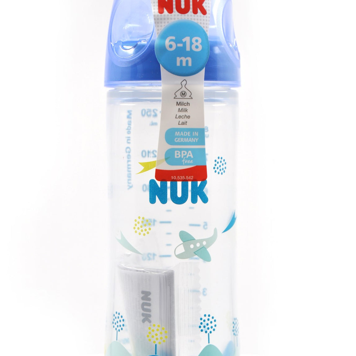 NUK Classic Love Plastic Bottle Size 2 250ml - MamaApp