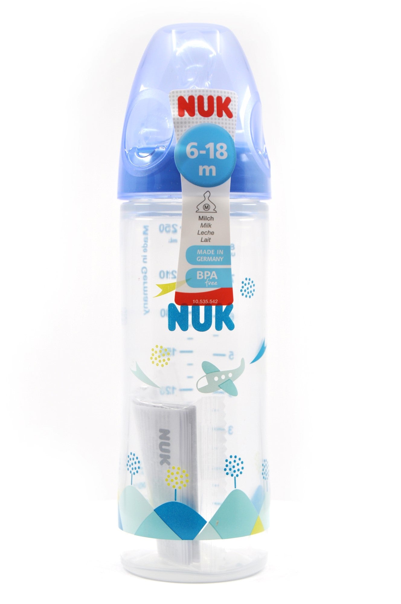 MamaApp NUK Classic Love Plastic Bottle Size 2 250ml