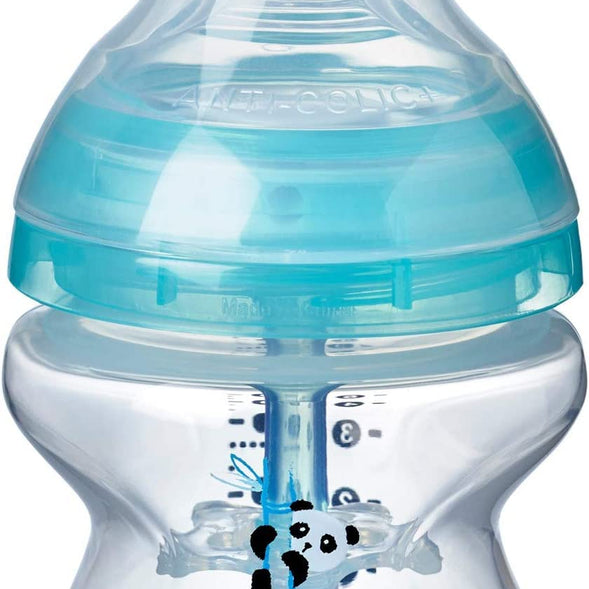 Tommee Tippee Advanced Anti-Colic Feeding Bottle, 150ml x1 - Deco
