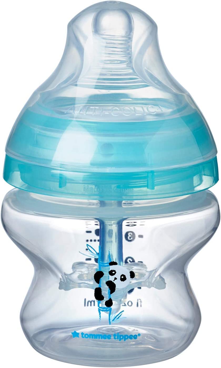 Tommee Tippee Advanced Anti-Colic Feeding Bottle, 150ml x1 - Deco