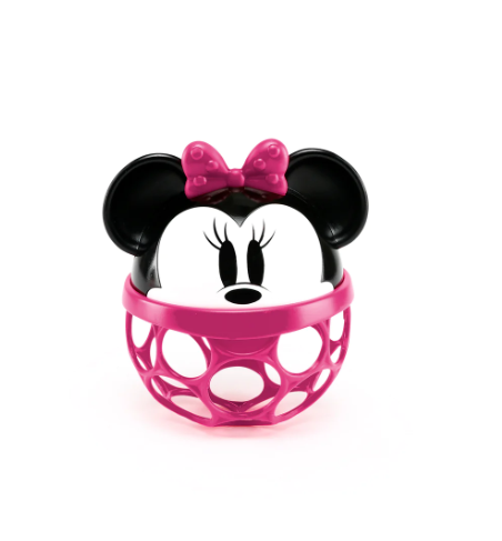 Kids2 Bright Starts Disney Baby Minnie & Mickey Mouse Rattle Along Buddy Easy-Grasp Toy