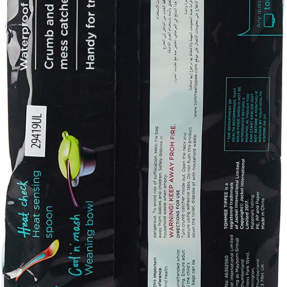 Tommee Tippee On The Go Disposable Bibs with Crumb & Mess Catcher