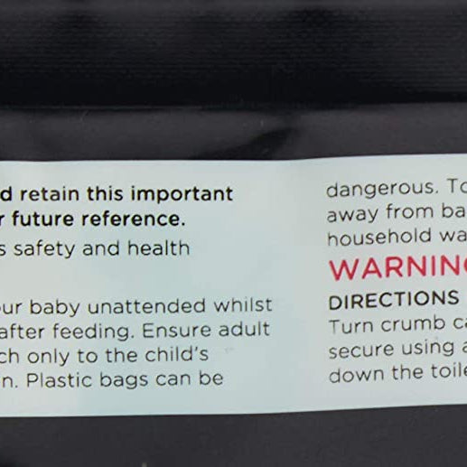 Tommee Tippee On The Go Disposable Bibs with Crumb & Mess Catcher