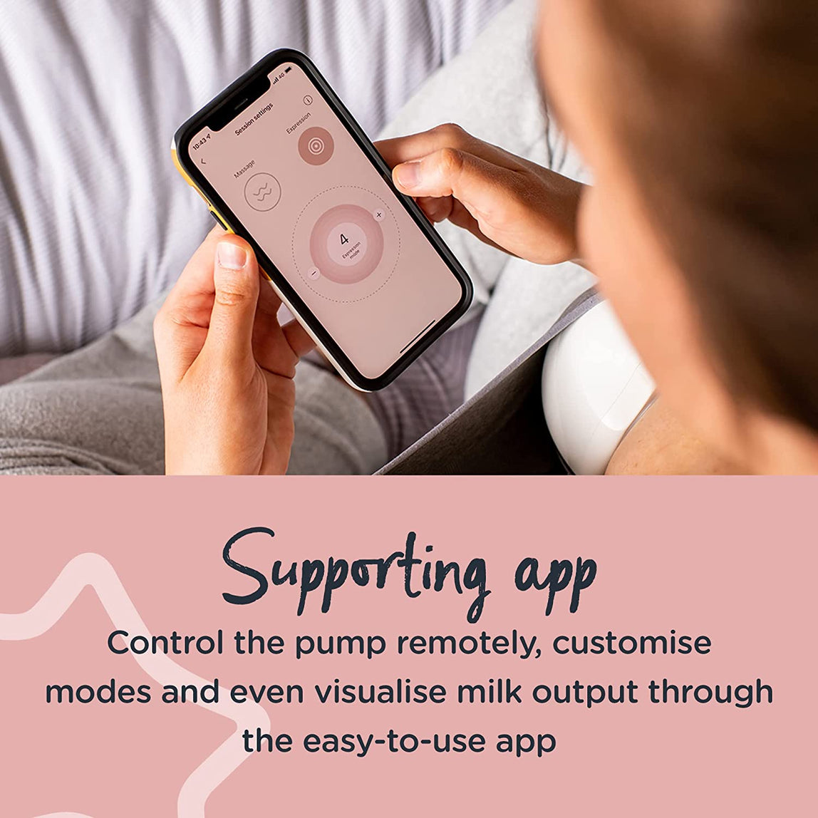 Tommee Tippee Made For Me Double Electric Wearable Breast Pump - MamaApp