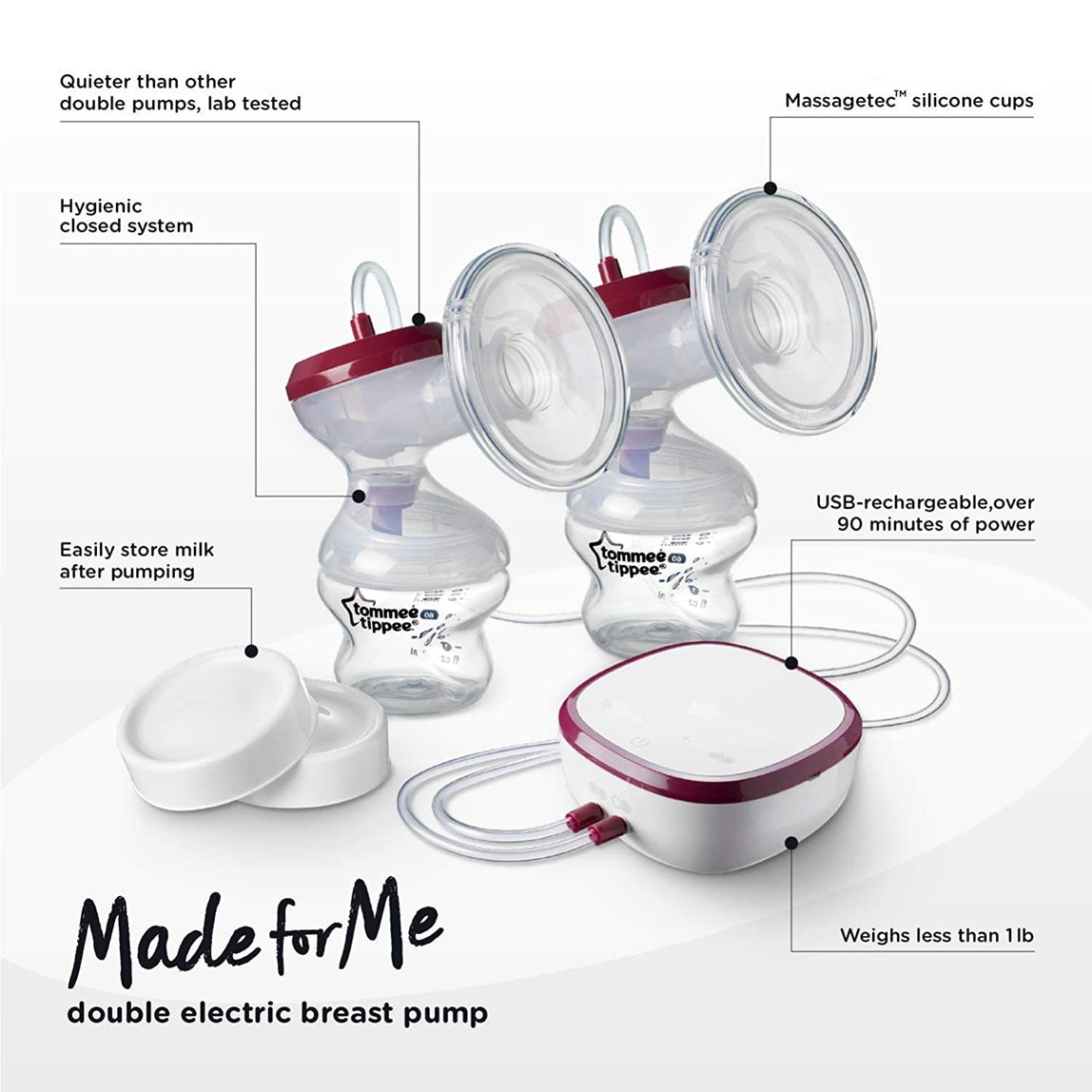 Tommee Tippee Double Electric Breast Pump - MamaApp
