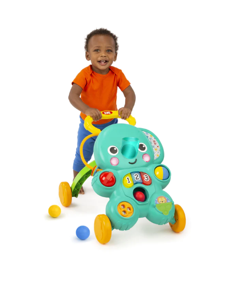 Kids2 Bright Starts Elephant Stroll 'n Roll 2-in-1 Ball Play Walker