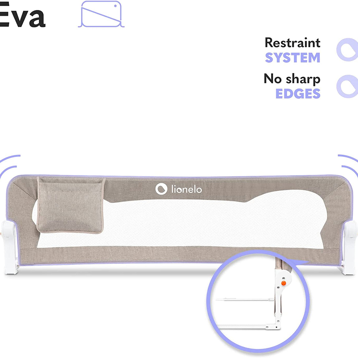 Lionelo Eva Bed Rail - MamaApp