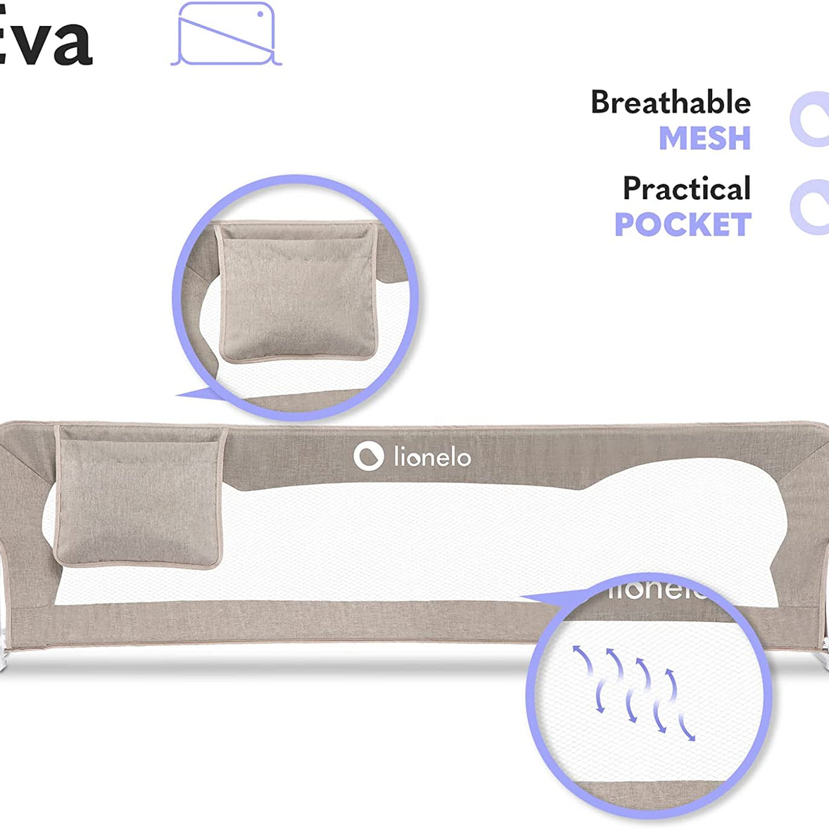 Lionelo Eva Bed Rail