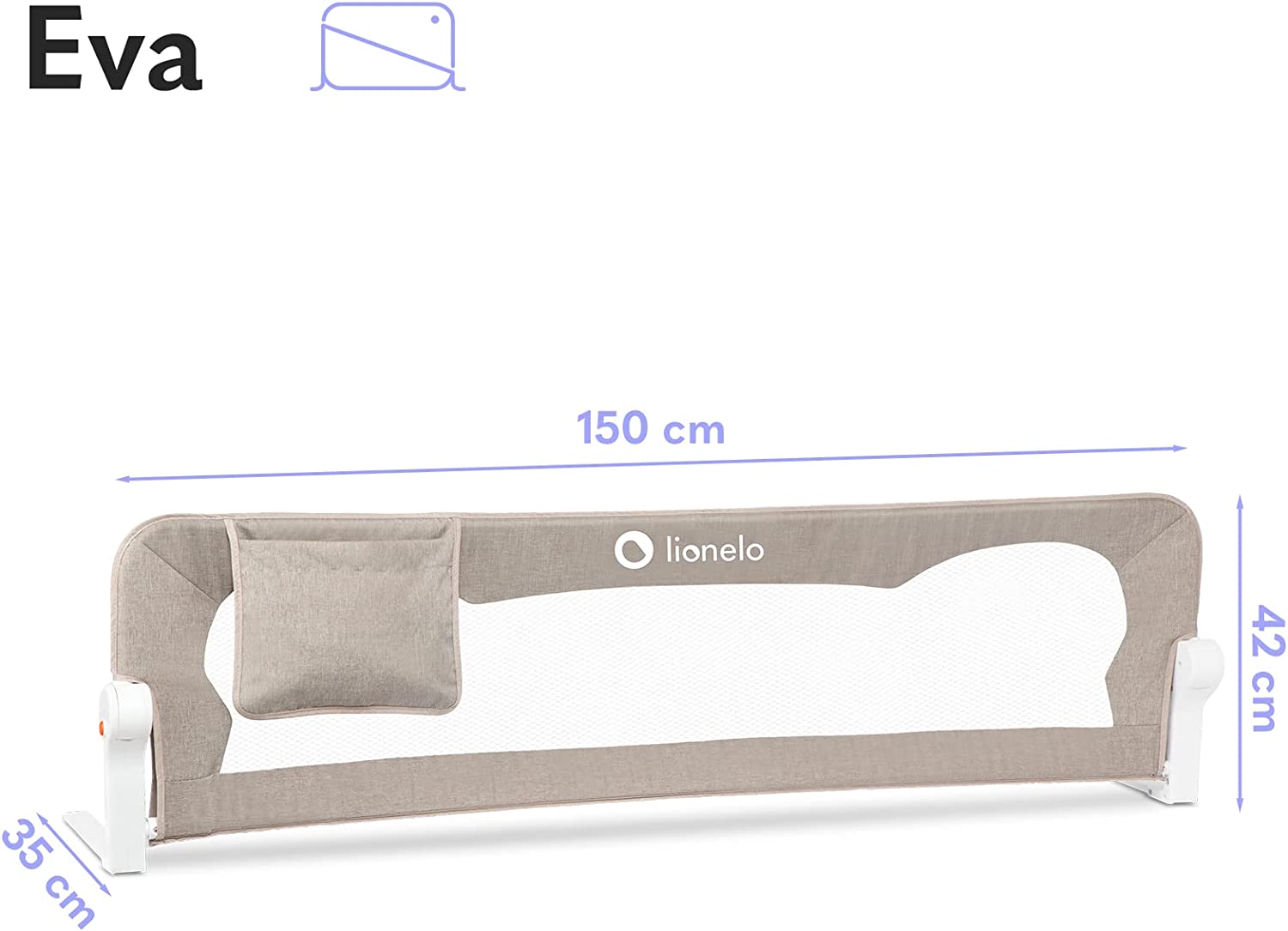 Lionelo Eva Bed Rail