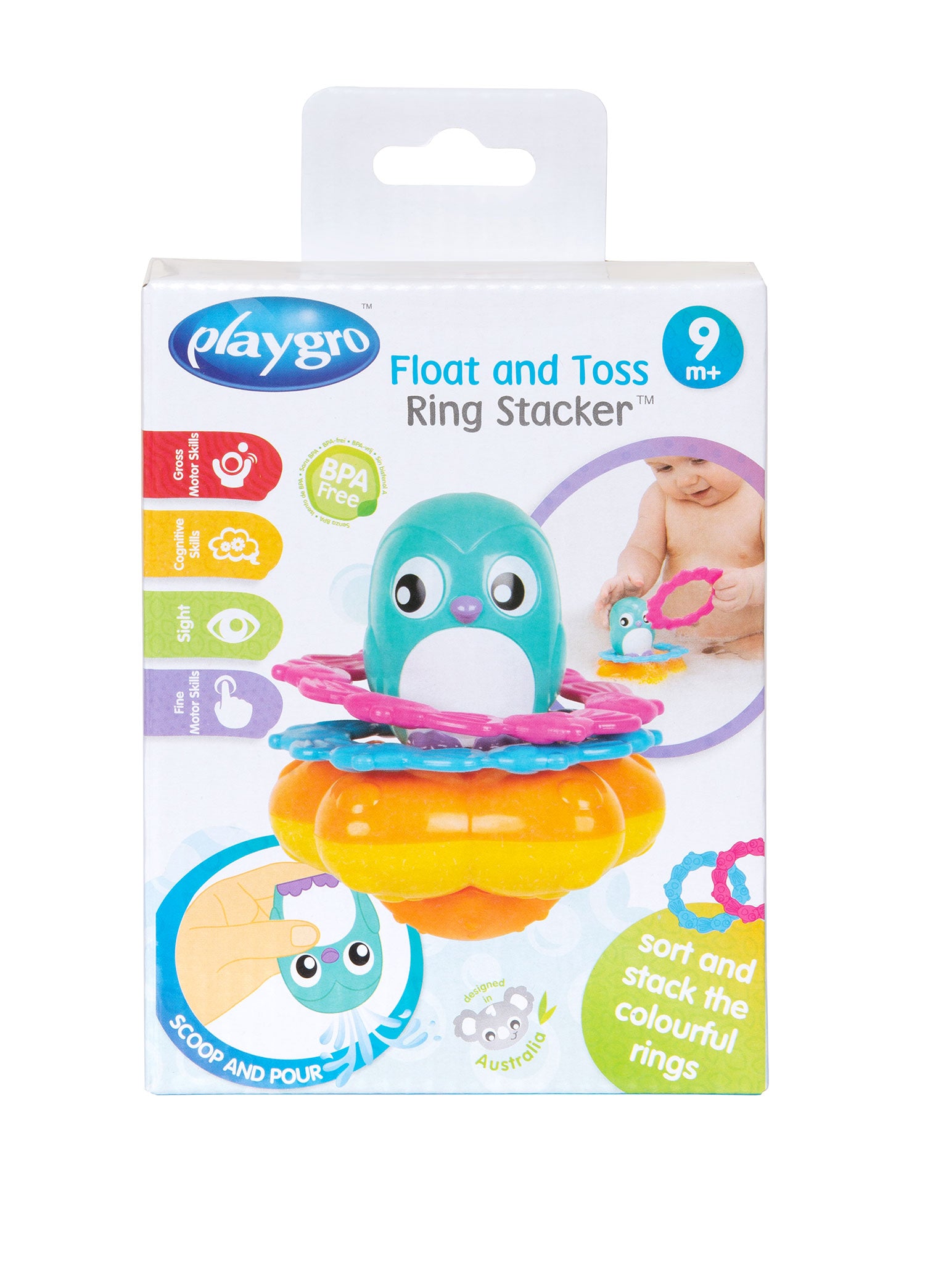 Playgro Float and Toss Ring Stacker