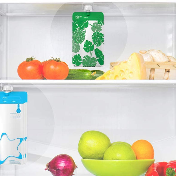 Cherub Baby Food Pouch & Breast Milk Bag Organizer