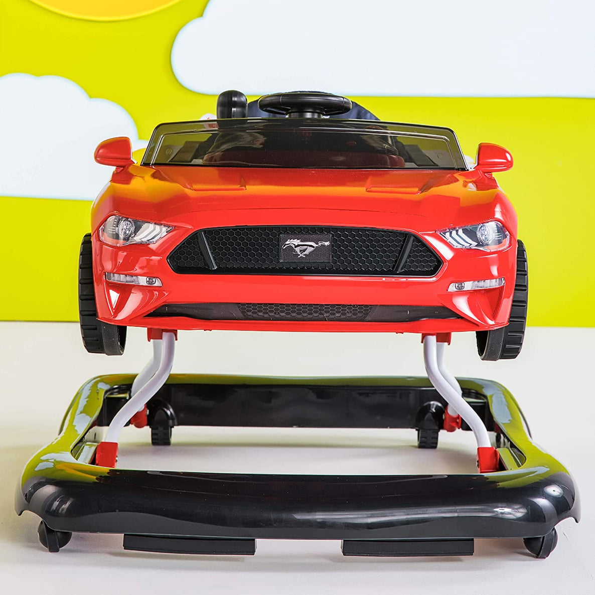 Bright Starts Ford Mustang 4 in 1  Walker - Red - MamaApp