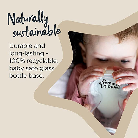 Tommee Tippee Closer To Nature Glass 250ml - MamaApp