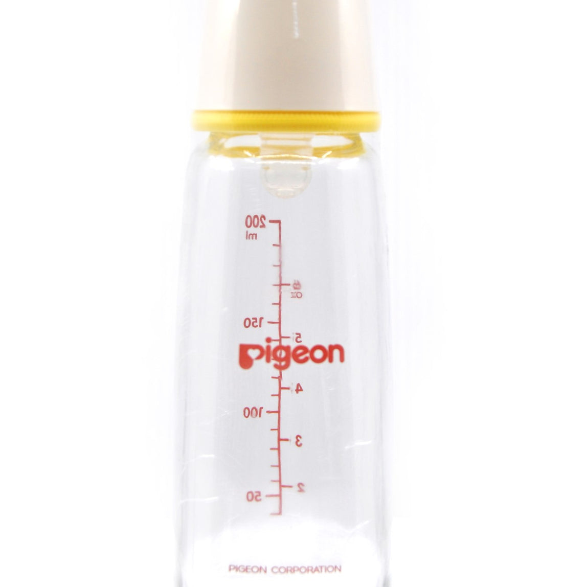 Pigeon Glass Nurser K-6 200ml White - MamaApp