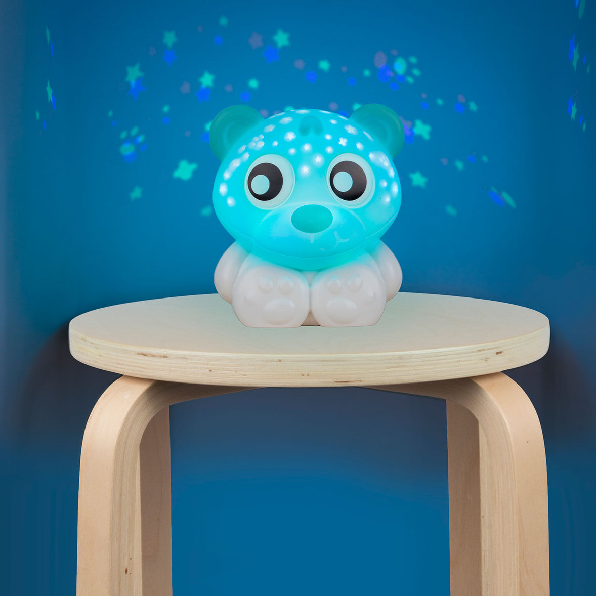 Playgro Goodnight Bear Night Light and Projector (Mint and White)