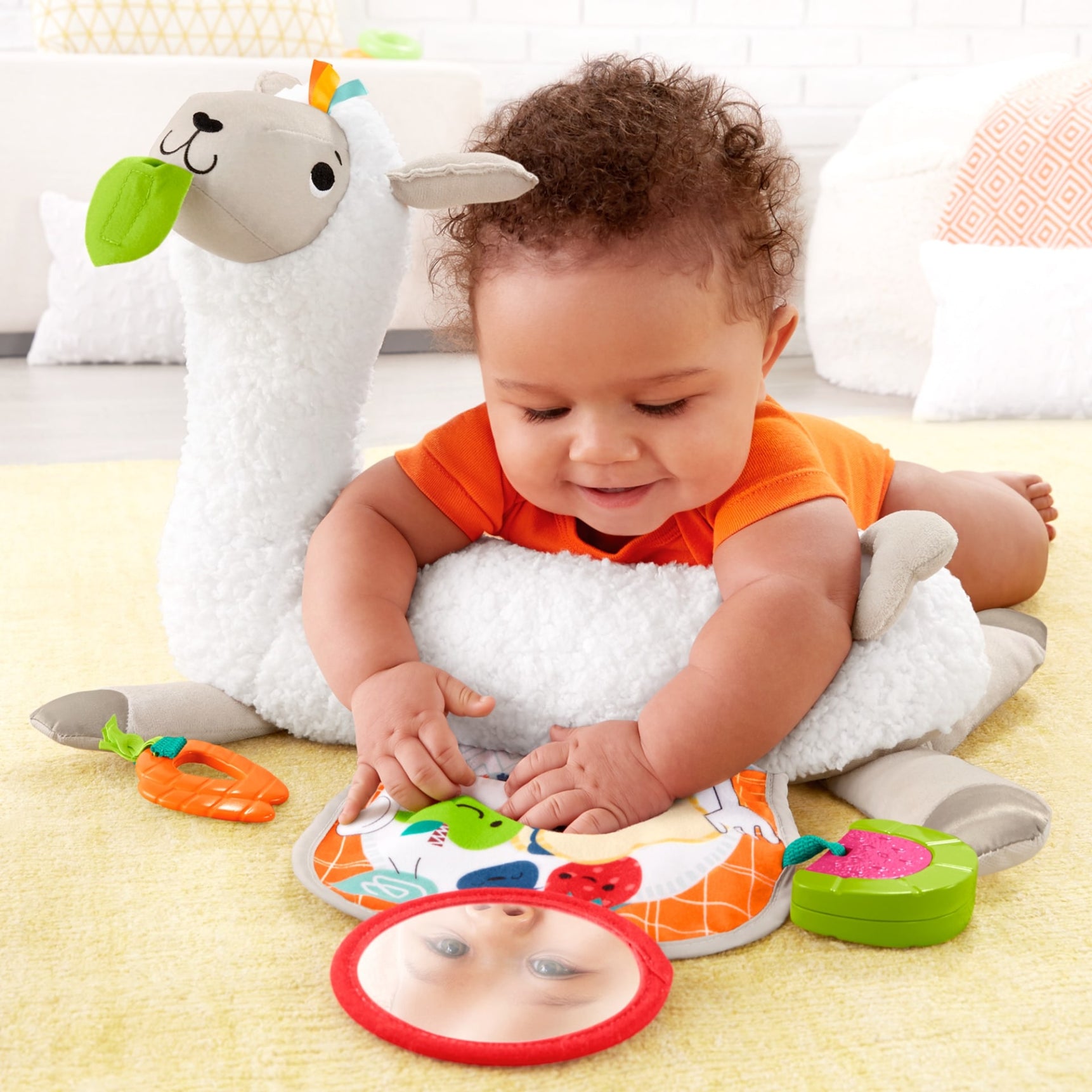 Fisher Price Grow-With-Me Tummy Time Llama - MamaApp