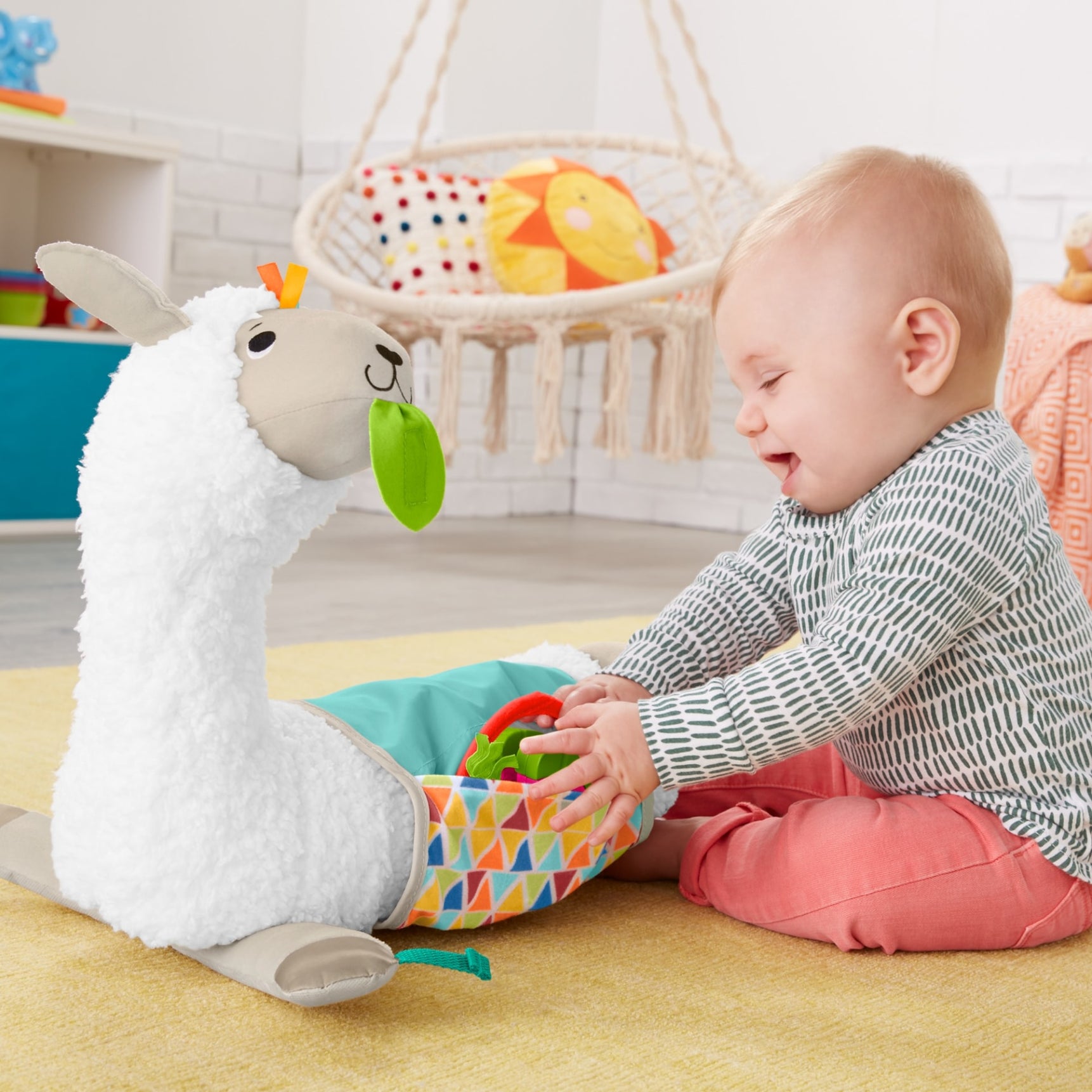 Fisher Price Grow-With-Me Tummy Time Llama - MamaApp