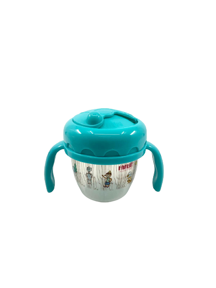 Farlin Gulu Straw Learner Cup 120ml Green