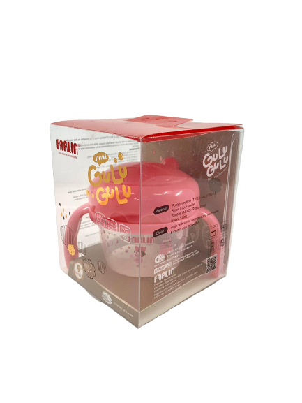 Farlin Gulu Straw Learner Cup 120ml Pink