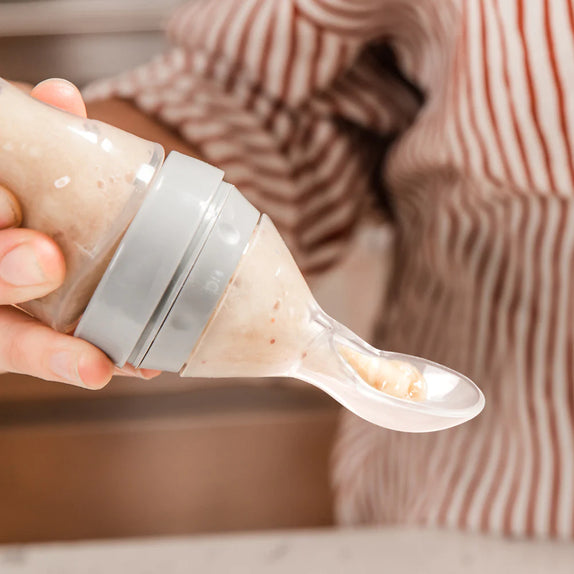 Haakaa Silicone Baby Food Dispensing Spoon - MamaApp