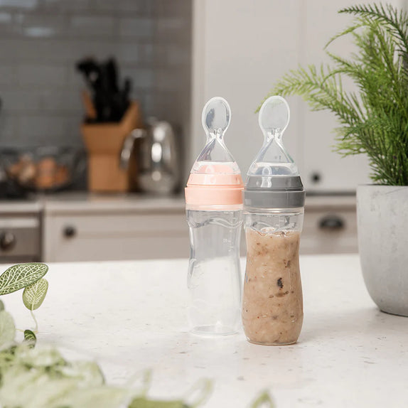 Haakaa Silicone Baby Food Dispensing Spoon - MamaApp