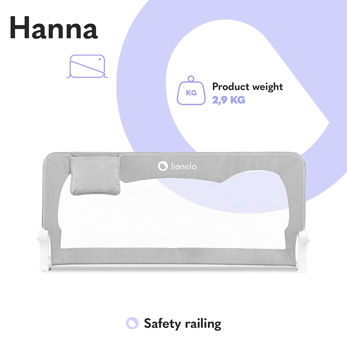 Lionelo Hanna Bed Rail - MamaApp