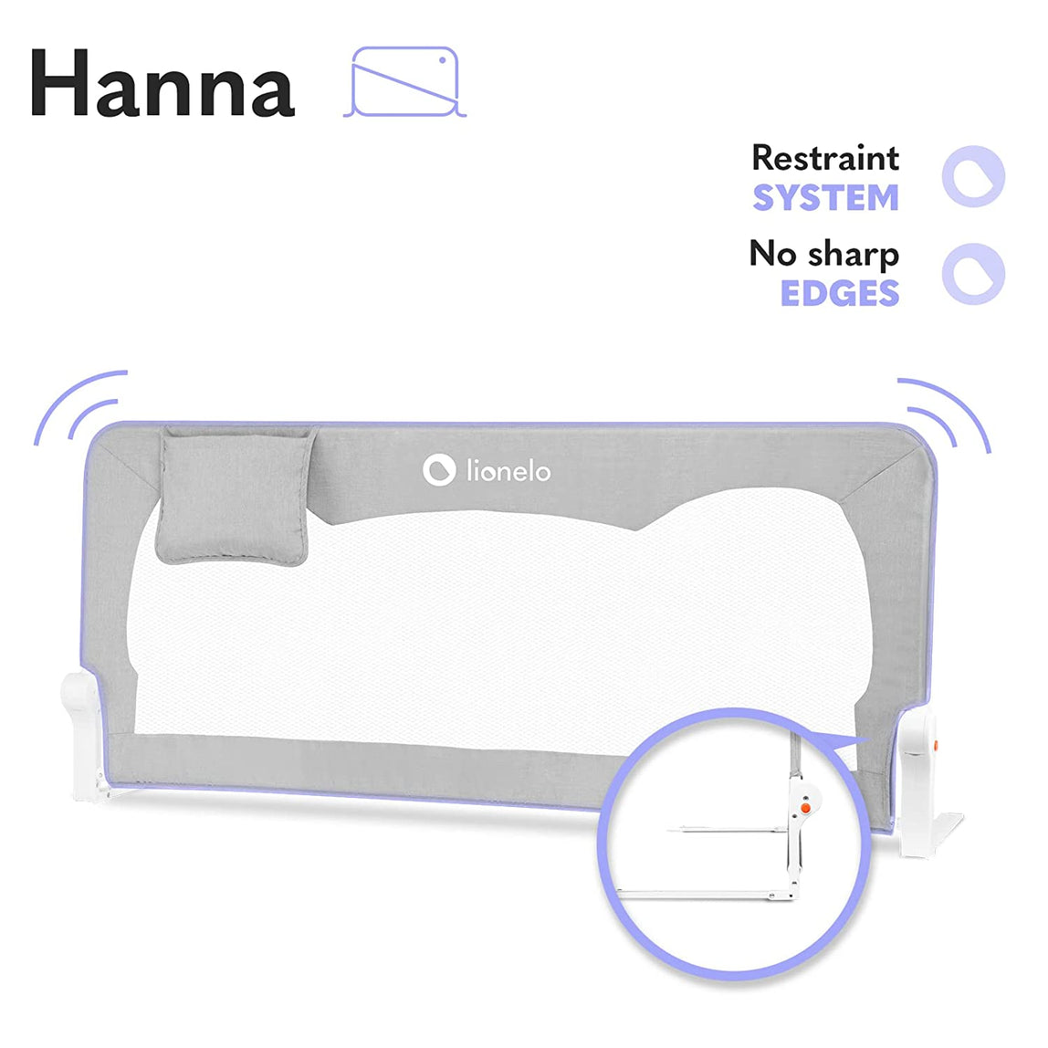 Lionelo Hanna Bed Rail - MamaApp