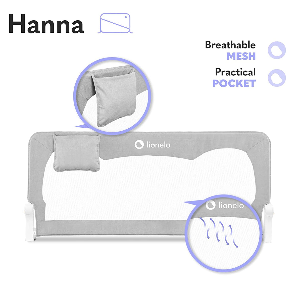 Lionelo Hanna Bed Rail