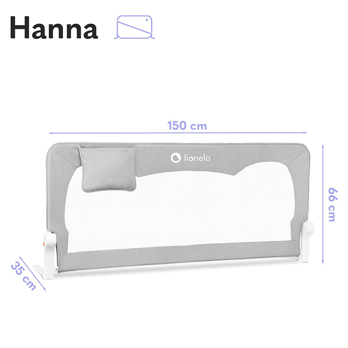 Lionelo Hanna Bed Rail - MamaApp