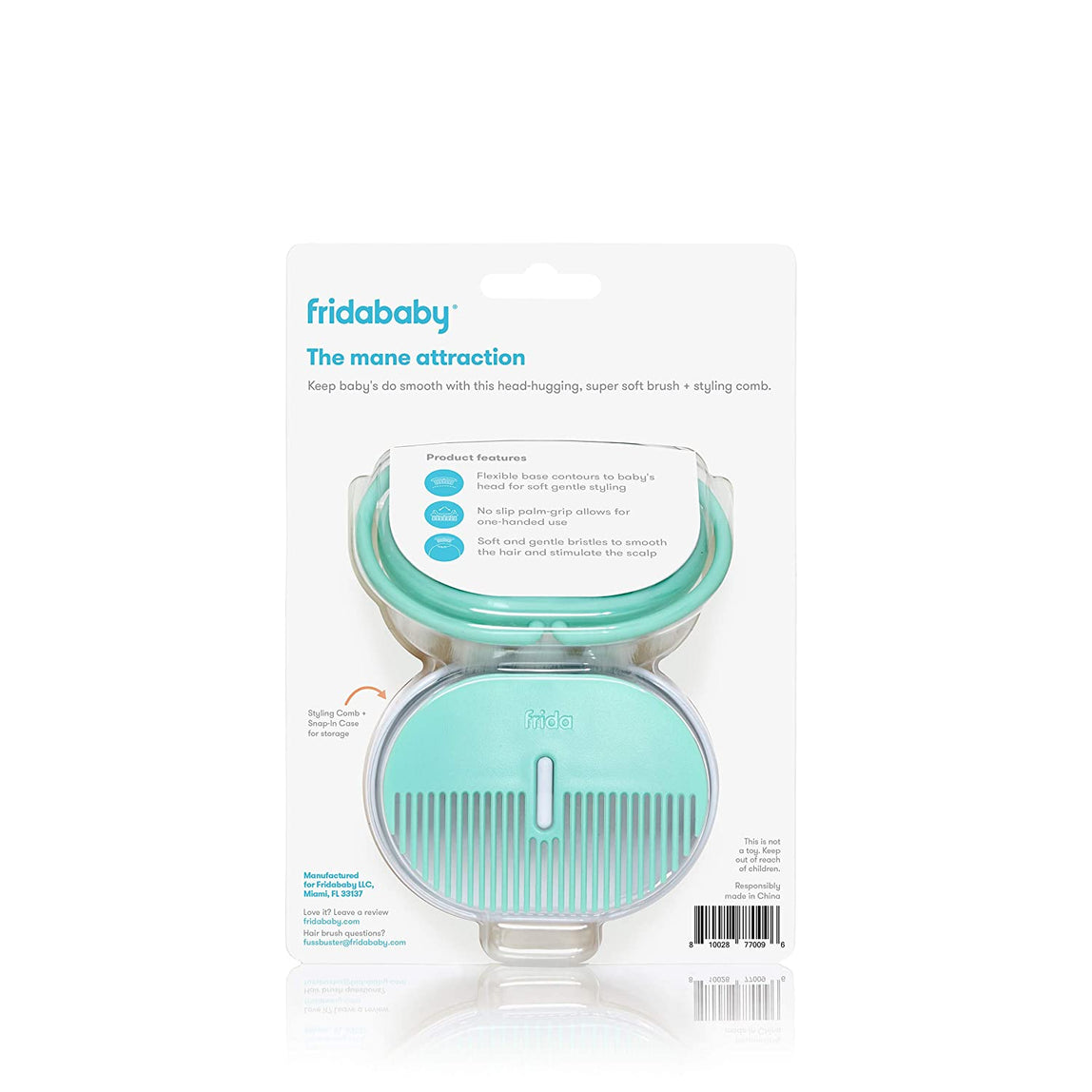 FridaBaby Head Hugging Hair Brush + Comb - MamaApp