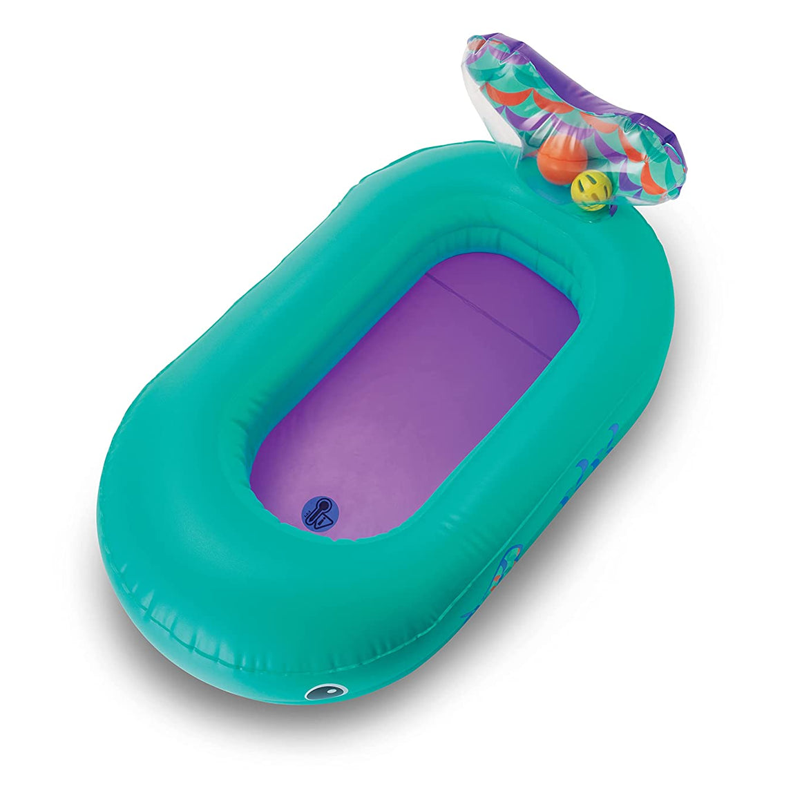 Infantino Whale Bubble Ball Inflatable Bath Tub - with temprature sensor - MamaApp
